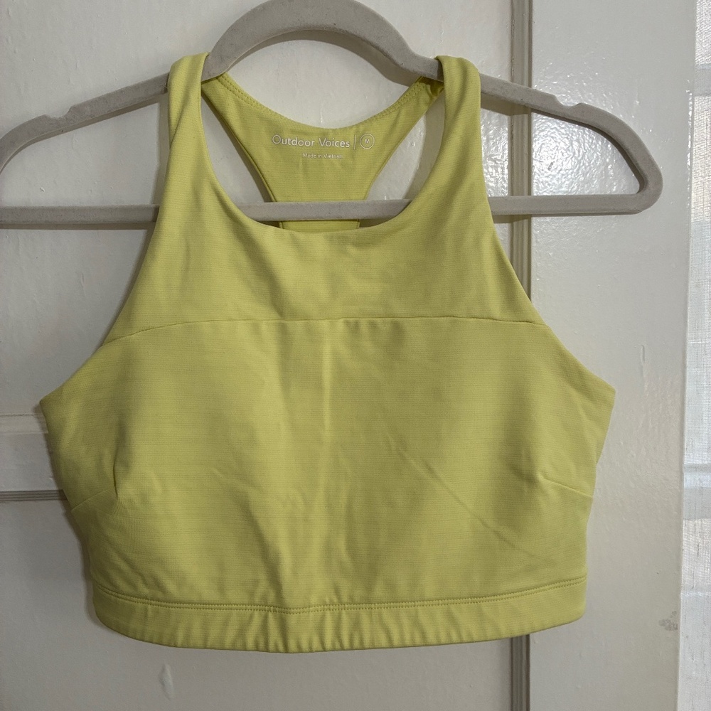 Outdoor Voices Tech Sweat Crop Top 💛
